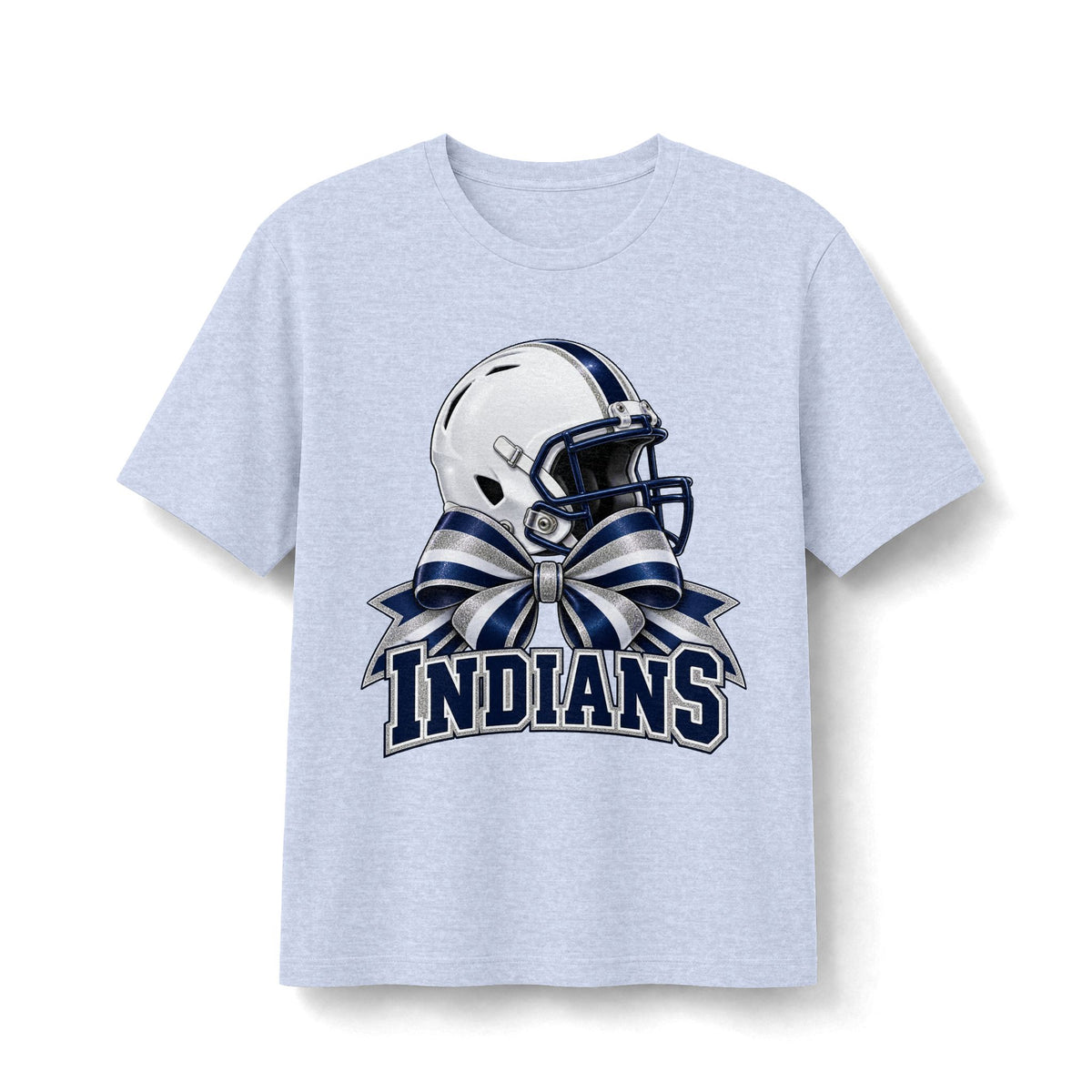 El Reno Indians Football Helmet & Bow Tee
