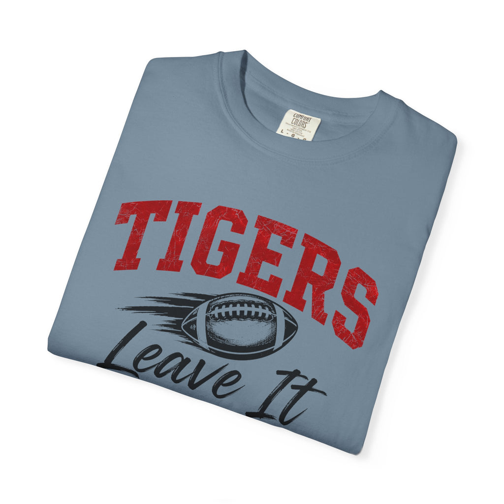 Tigers Leave It All on the Field/Comfort Colors Football Tee