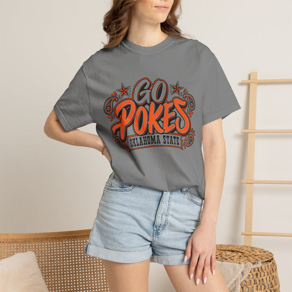 Go Pokes Oklahoma State Comfort Colors Tee
