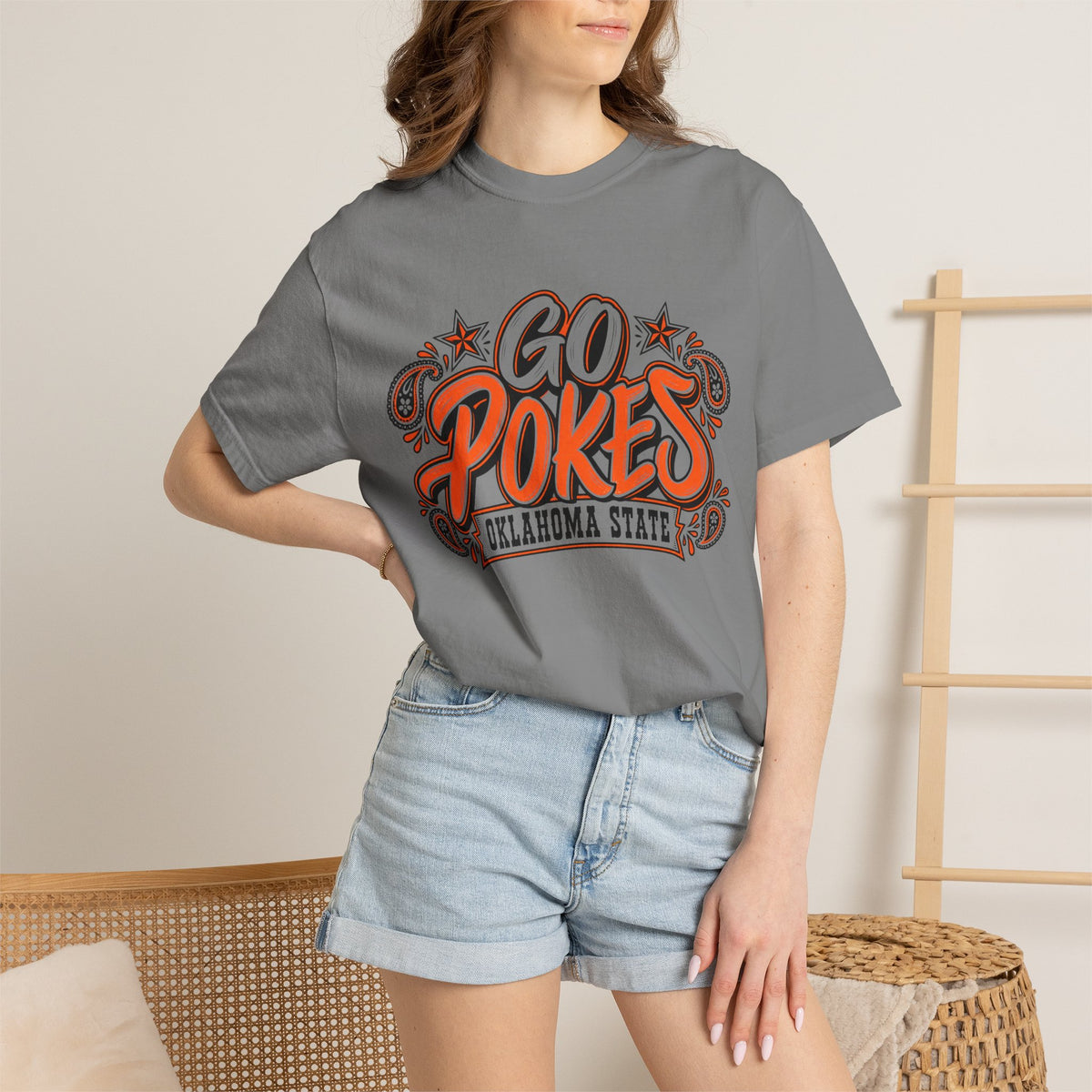 Go Pokes Oklahoma State Comfort Colors Tee