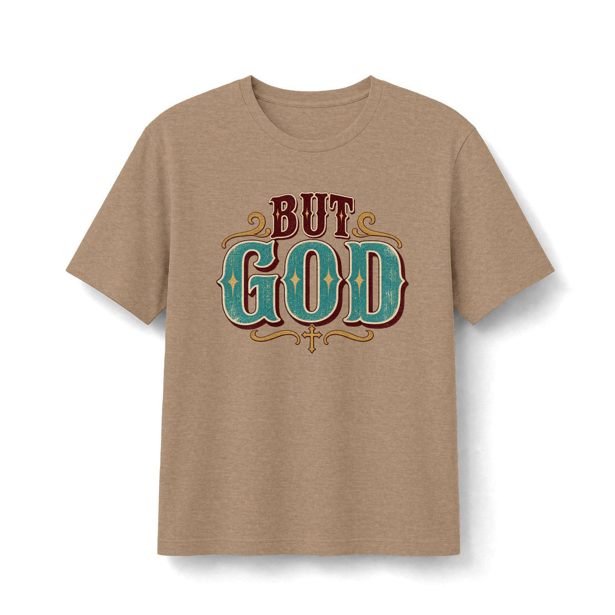 But God Vintage Western Faith Tee