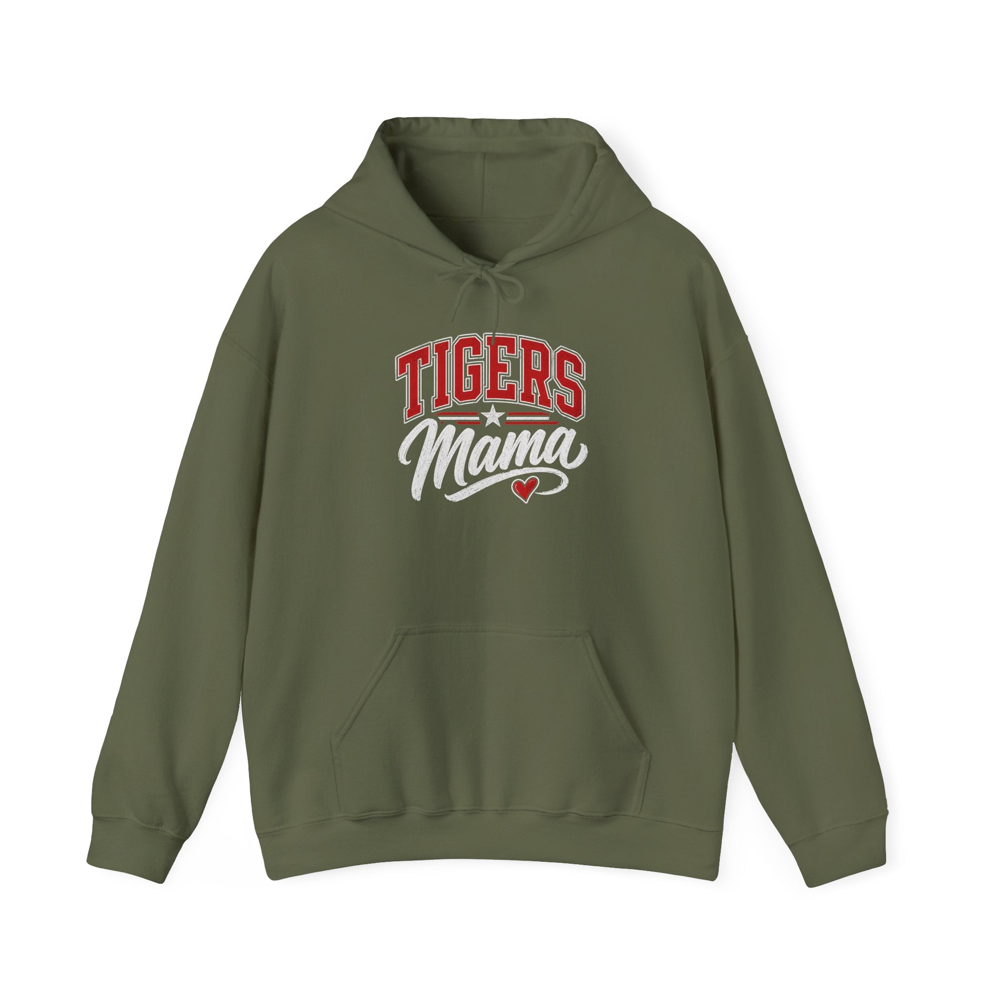 Tigers Mama Hoodie/ Vintage Script Game Day Sweatshirt