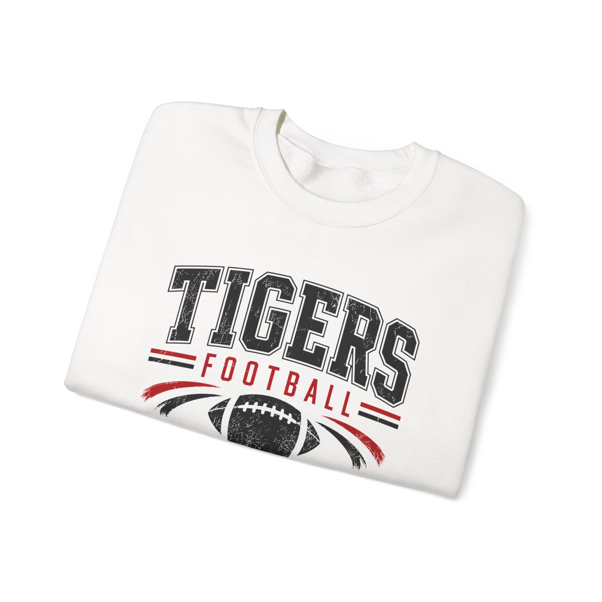 Tigers Football Vintage Logo Sweatshirt | Team Spirit Pullover